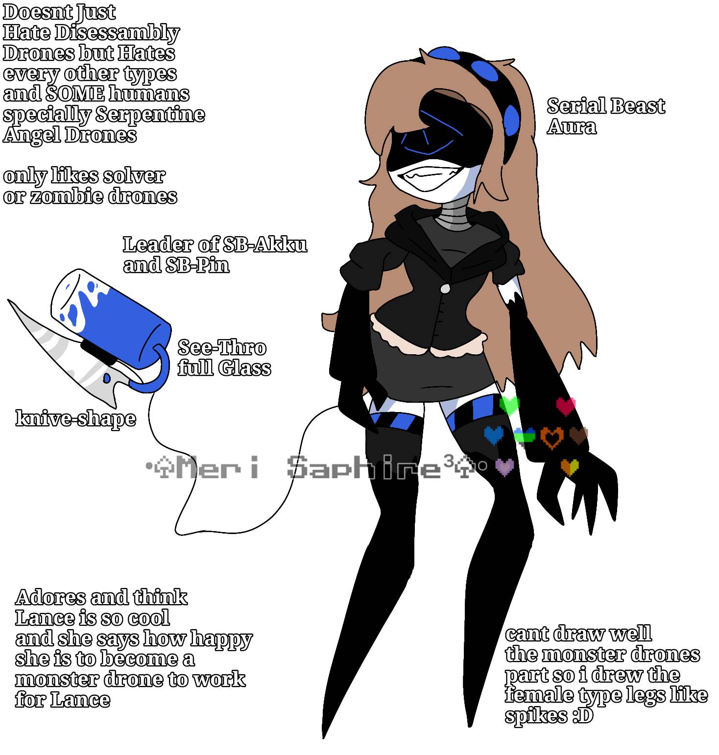 Another Monster Drone Oc Murder Drones by MeriSaphire3 on DeviantArt Another Monster Drone Oc Murder Drones by MeriSaphire3 on DeviantArt