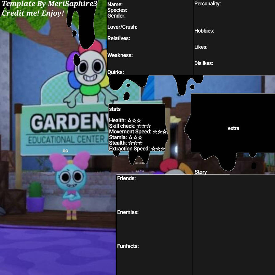Dandy's World Template Base! by MeriSaphire3 on DeviantArt Dandy's World Template Base! by MeriSaphire3 on DeviantArt