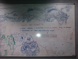 Whiteboard doodle