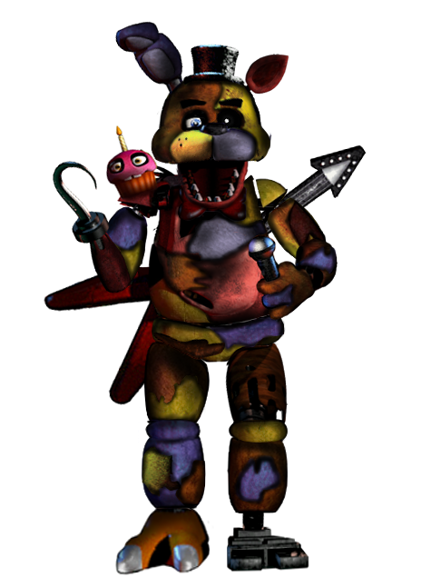 Speed Edit FNaF Animatronics Fixed Springtrap by Creation03 on DeviantArt