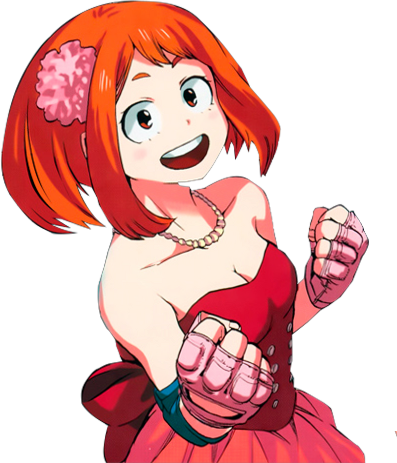 Ochako Uraraka Render by AmuletMisty on DeviantArt