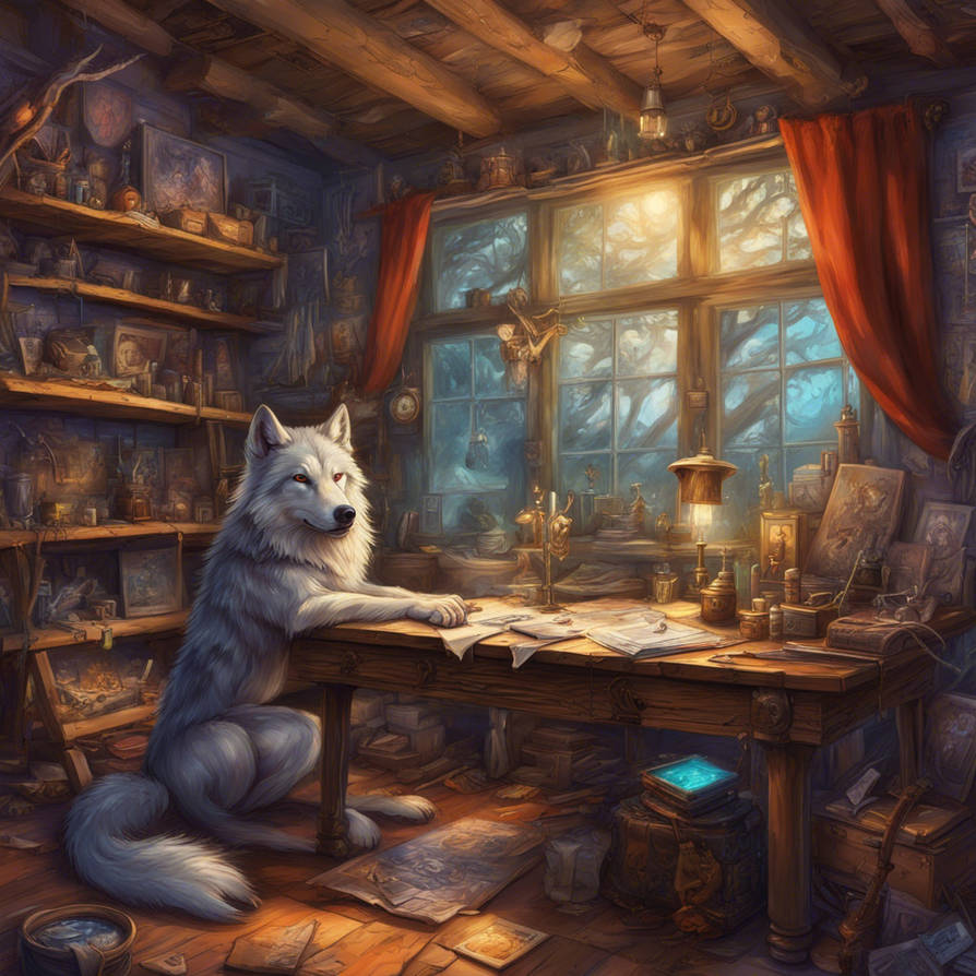 Contemplating His Next Sketch by charlie664 on DeviantArt