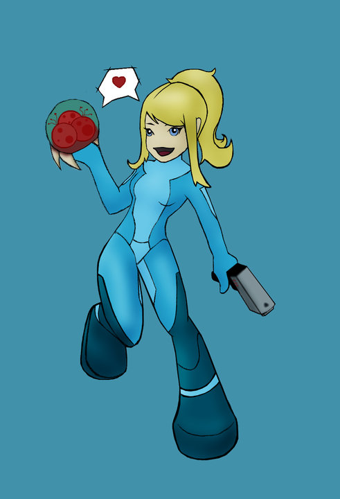 Samus *heart* Metroid