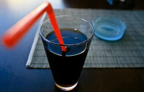 Coke and straw