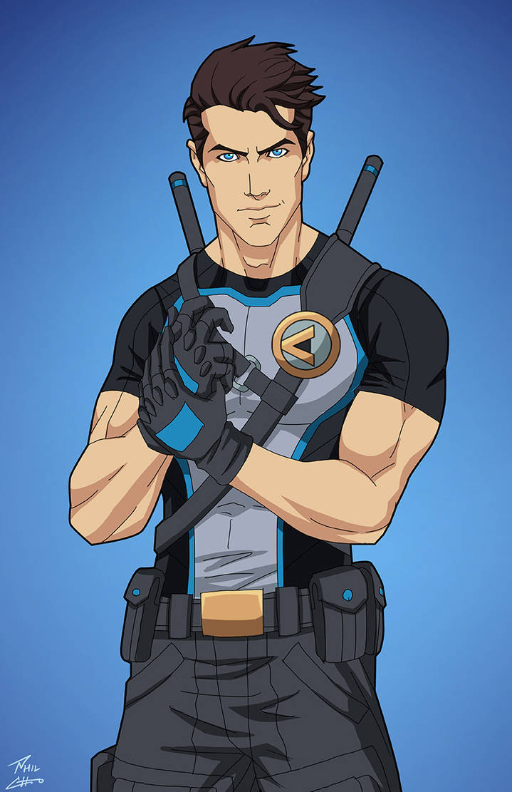 Agent 37 (Dick Grayson) - Alternative Costume by GwendolyX10 on DeviantArt
