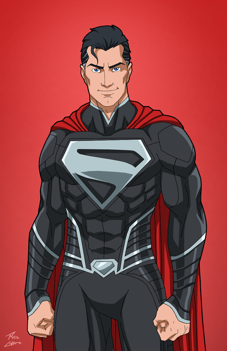 Superman Clark Kent New 52 Black Suit Variant By Gwendolyx10 On Deviantart