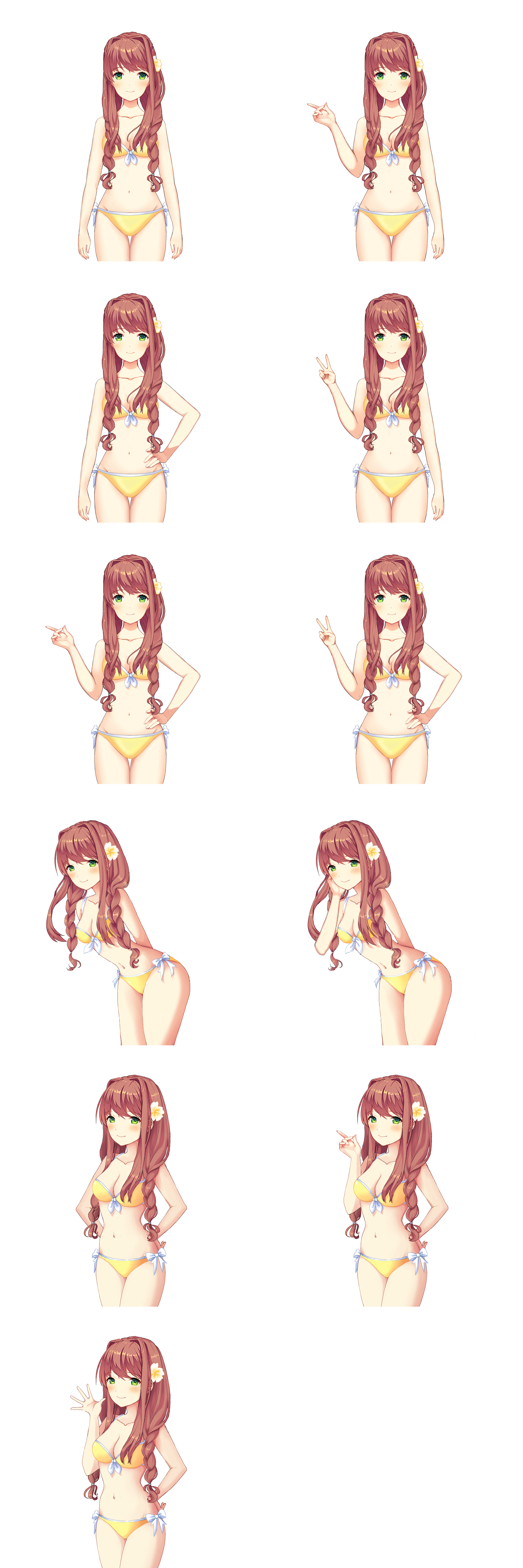 SUMMER FUN with the DOKI DOKI GIRLS  Doki Doki Literature Club (Doki  Doki Summer Time) [1] 