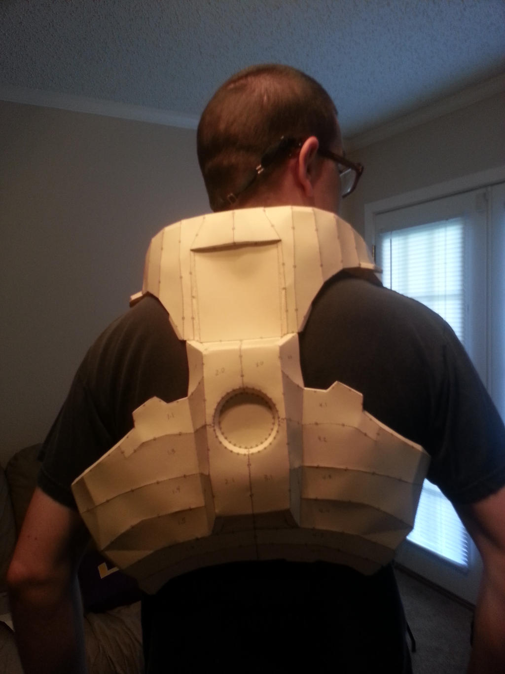 Commander Shepard Back Piece Pepakura in progress by sxymegger on ...