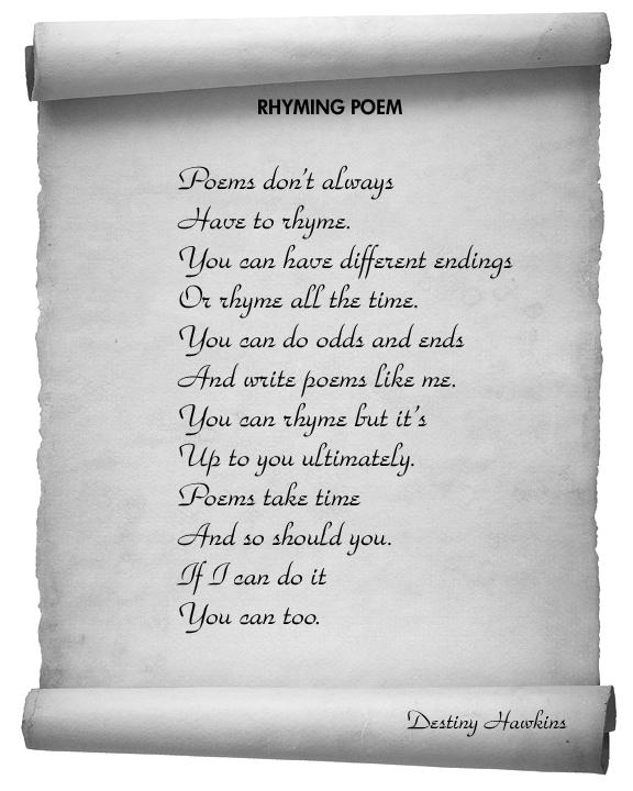 Amazing Rhyming Poems Rhyming Poem by Analog-Digital on DeviantArt