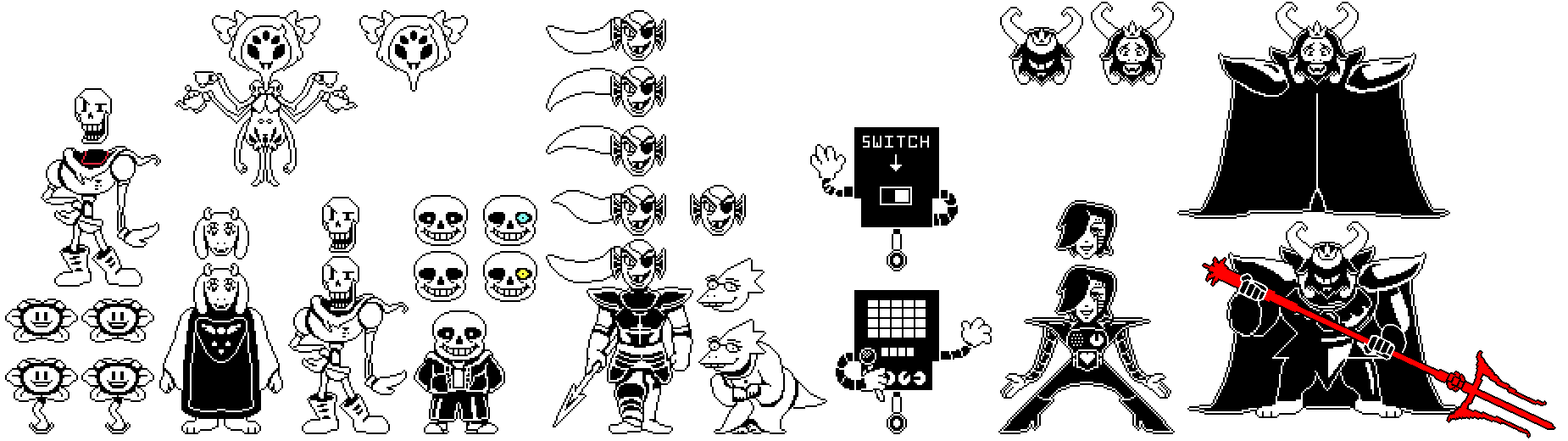 Undertale Transparent Sprite Resources By Slayer Plz On Deviantart