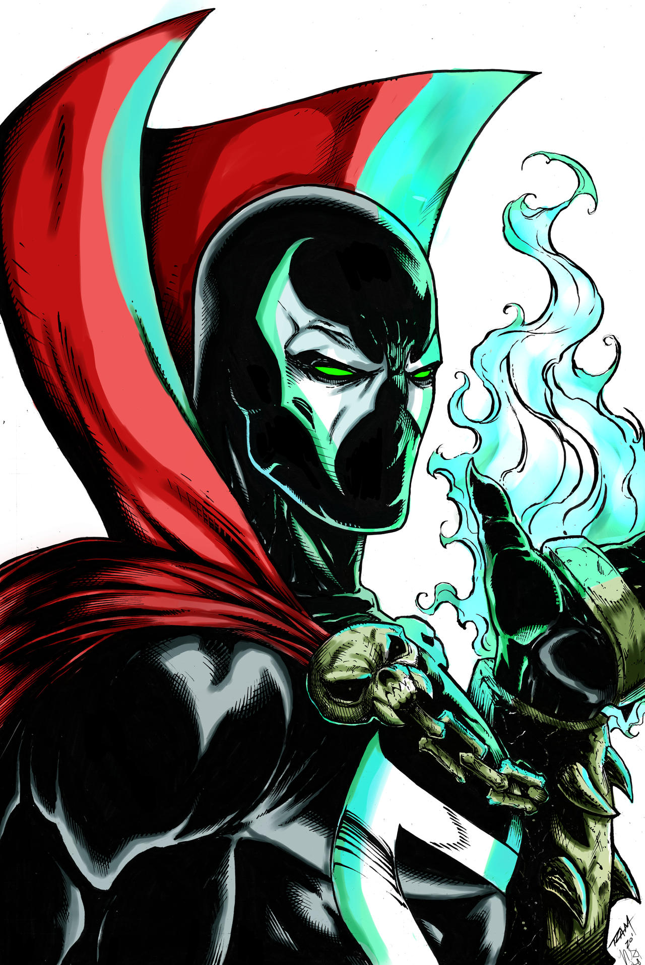 Spawn Inks By Robertmarzullo(finished colors) by NickSuber on DeviantArt