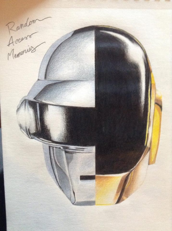 Daft Punk drawing