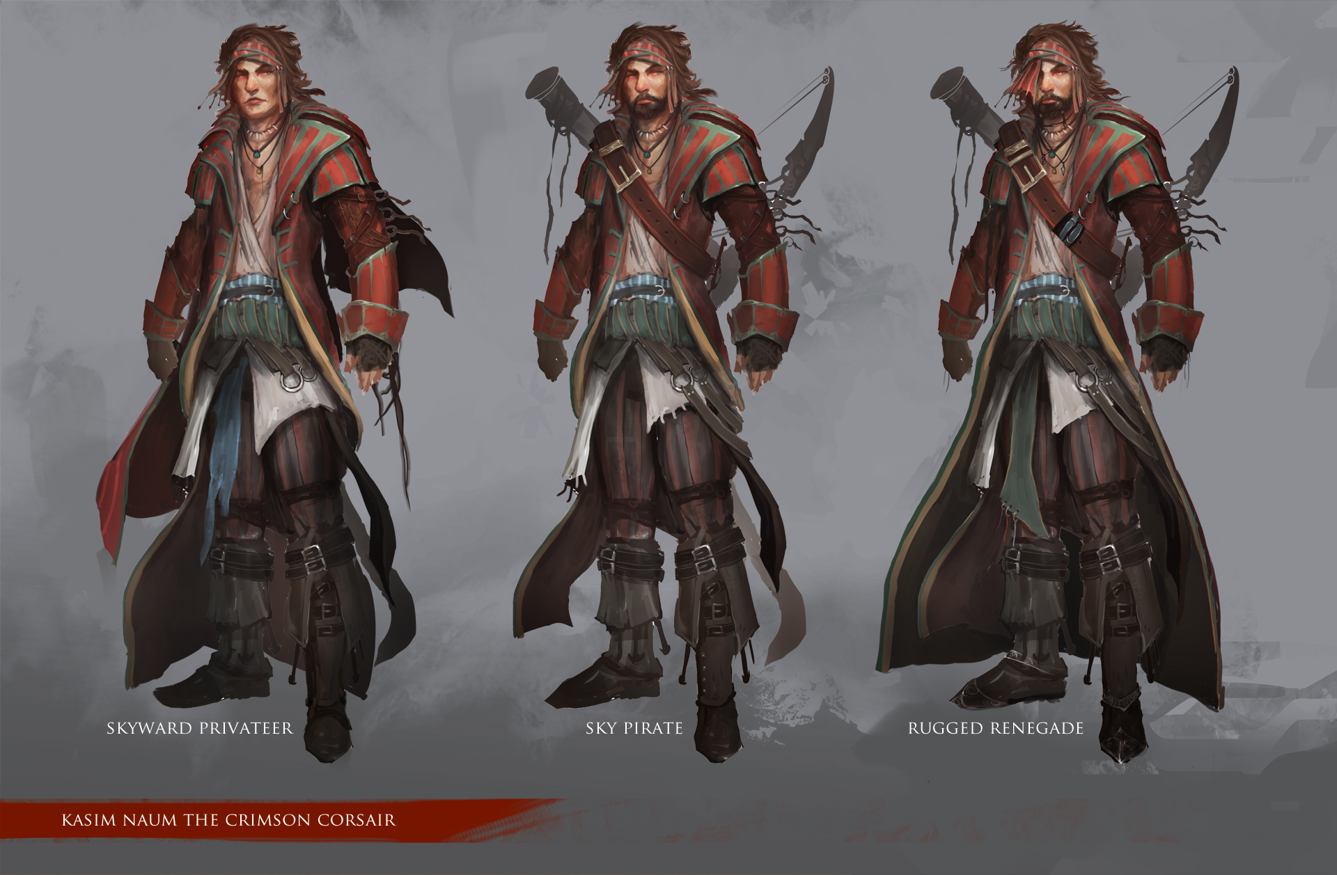 Character Design: Kasim the Crimson Corsair