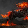 Ruin, the fiery horse of war