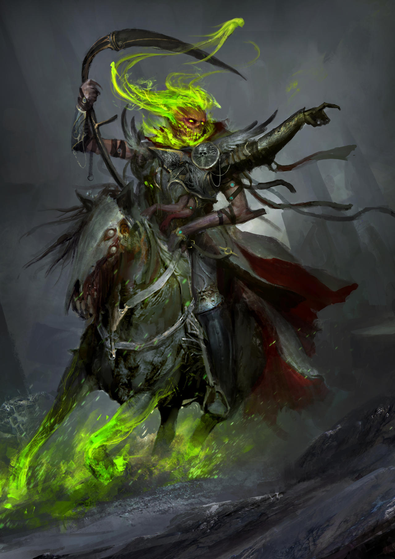 Captain pumpkin, the hallowed rider