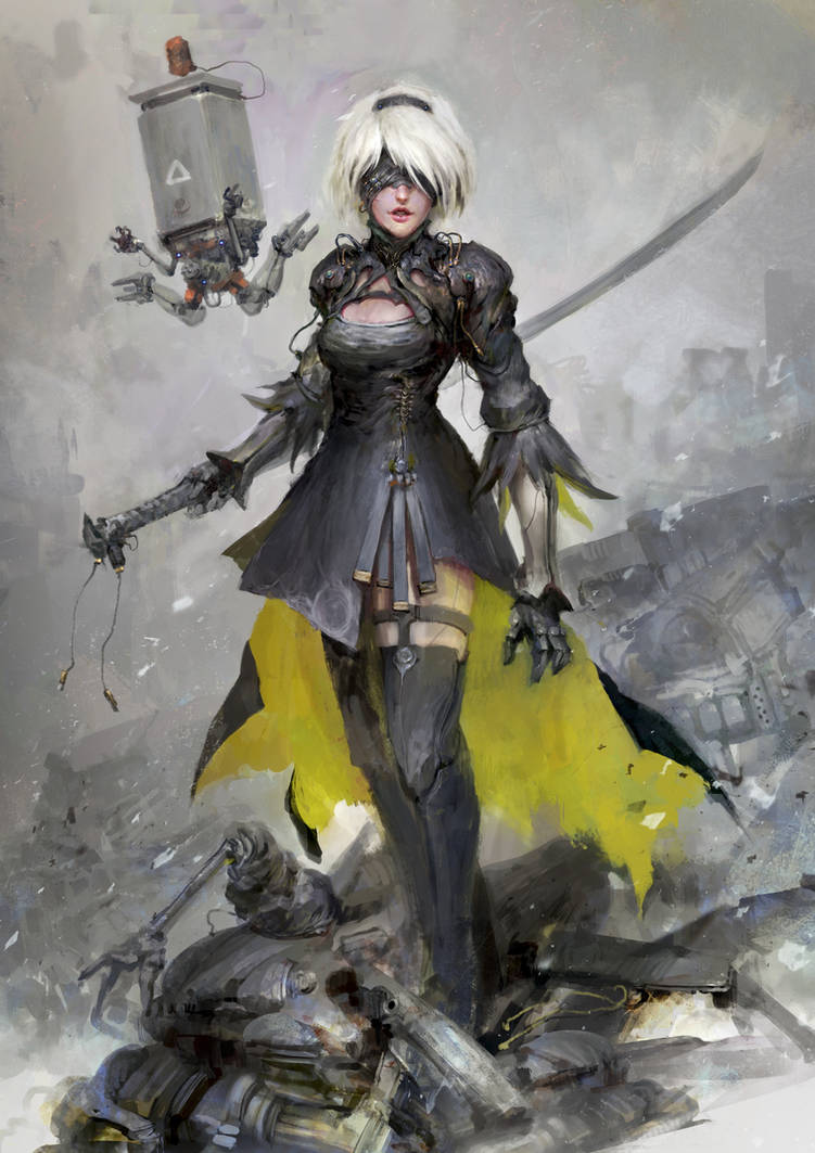 Nier Automata: 2B by theDURRRRIAN