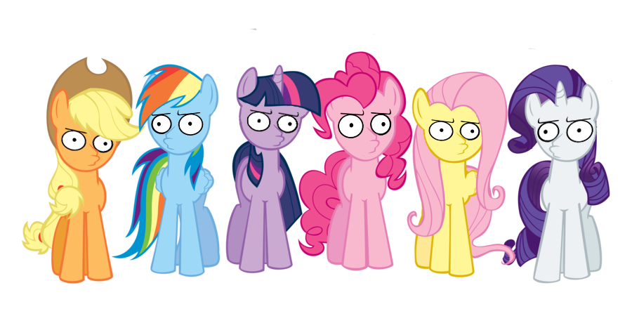 Mane six Woot face