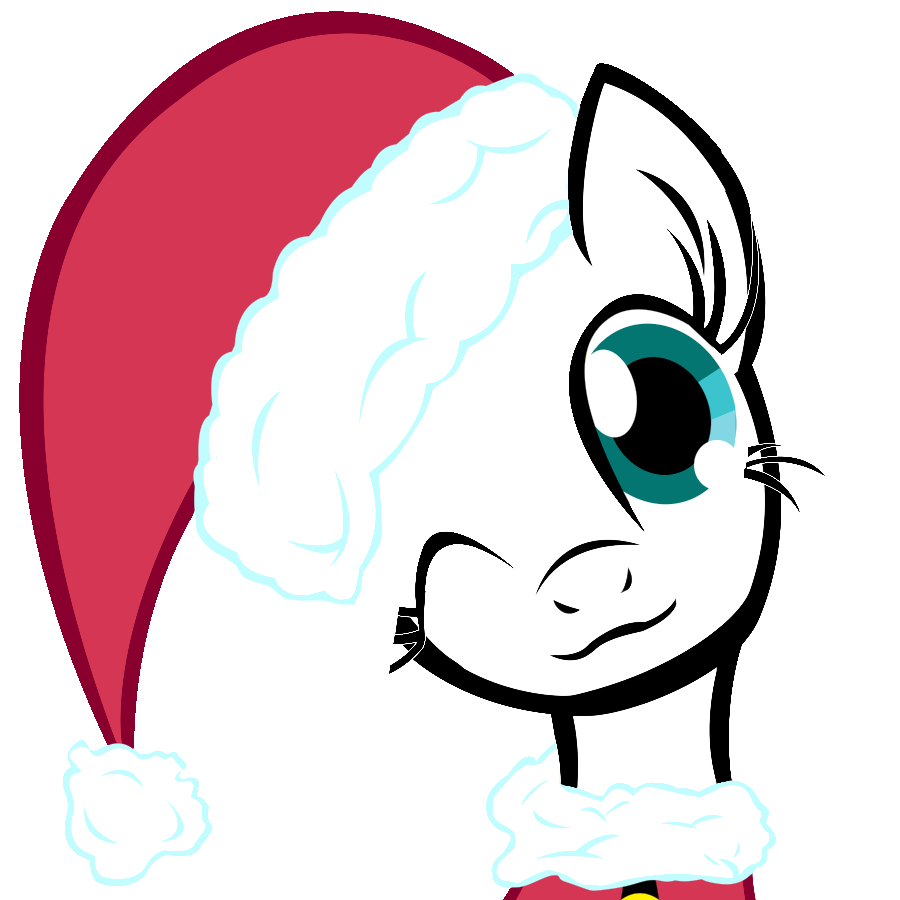 Christmas pony template (female)