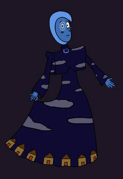 Blue Zircon's Halloween Costume