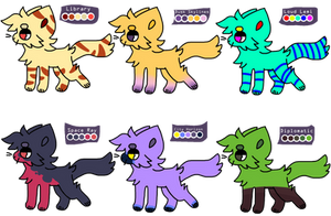 10 Point Palette Cat Adopts (Open)