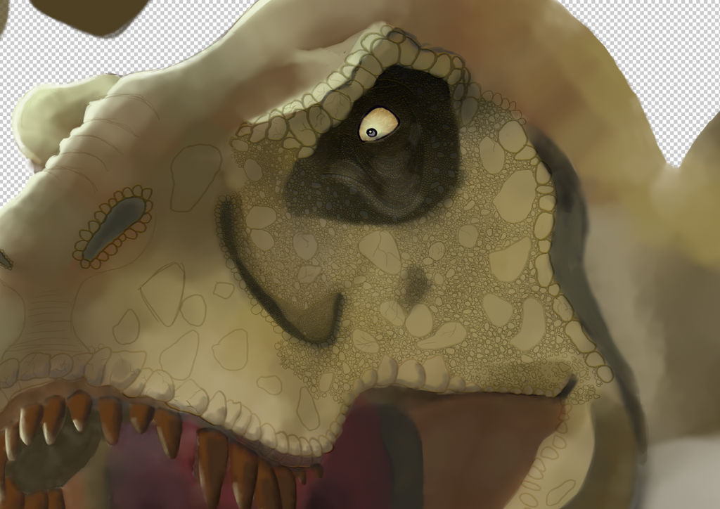 T-Rex WIP (5) - Skin Texture by DronePunk on DeviantArt