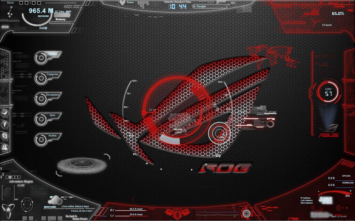 Asus ROG Neon Space by dk231 on DeviantArt