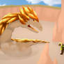 Golden Stone Snake