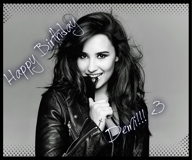 Happy Birthday Demi by RaspberryKiwi on DeviantArt