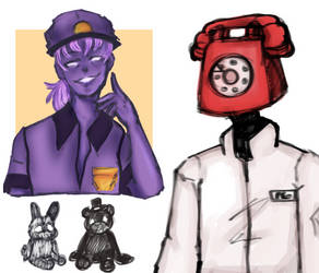 Fnaf doodles