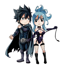 Gruvia render postcards