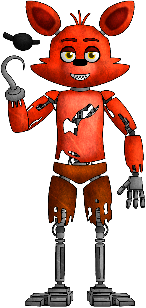 Fixed Withered Foxy by terbonner on DeviantArt