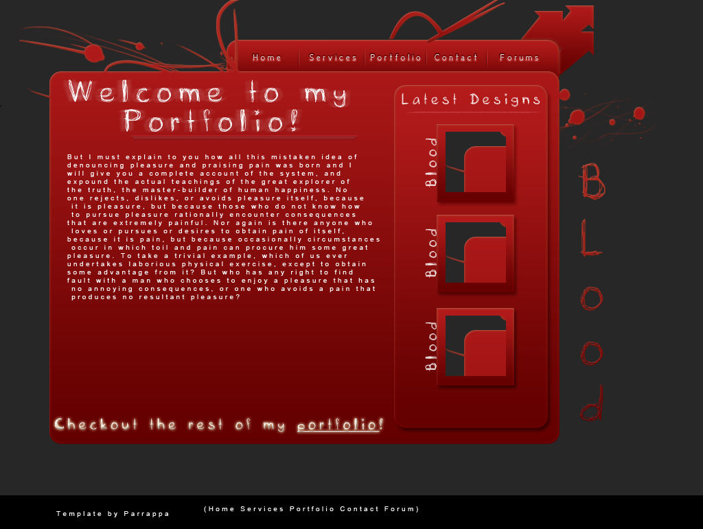 Red Rant Template Blood Red Template by Parrappa on DeviantArt