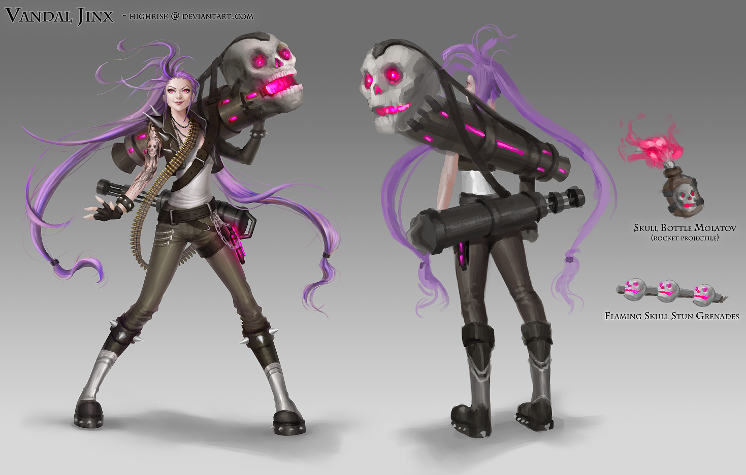 Vandal Jinx - Skin Concept