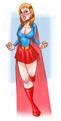 supergirl by thepinupartist