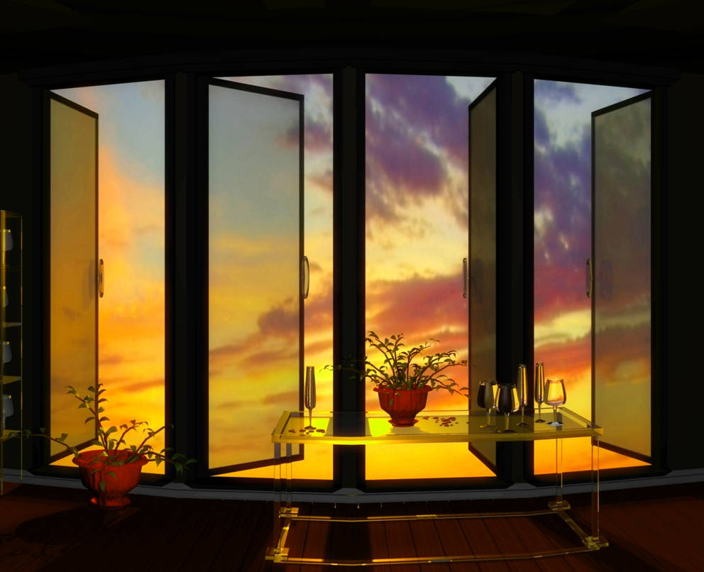 Sunset R Sys Window Sunset Windows by flowermuncher on DeviantArt