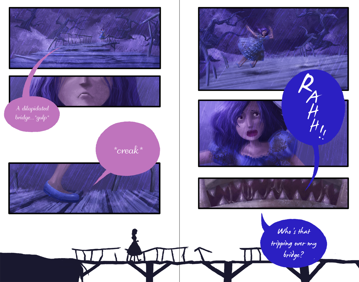The Bridge by ebonysnowwhite