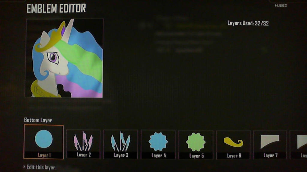 Bo2 Princess Celestia (Mane Shading) Emblem