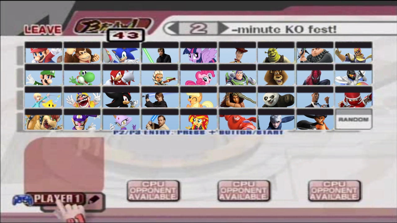 Fanmade Brawl Roster by GreenGuy2187 on DeviantArt