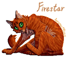 Firestar pixel art