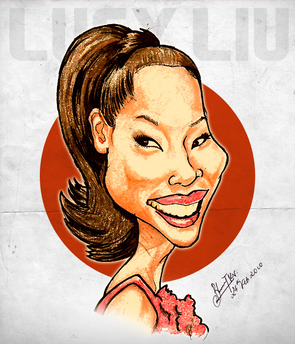 Lucy Liu - Caricature