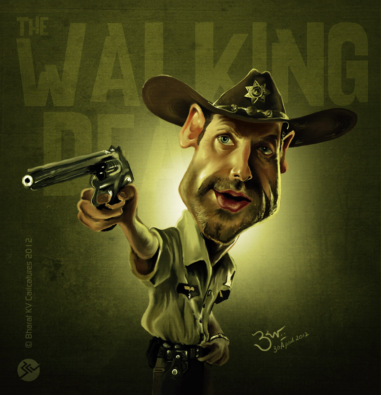 Walking Dead Caricature