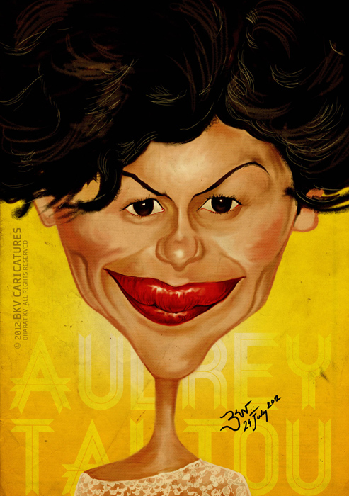 Audrey Tautou Caricature