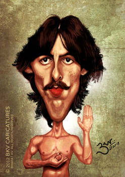 George Harrison Caricature