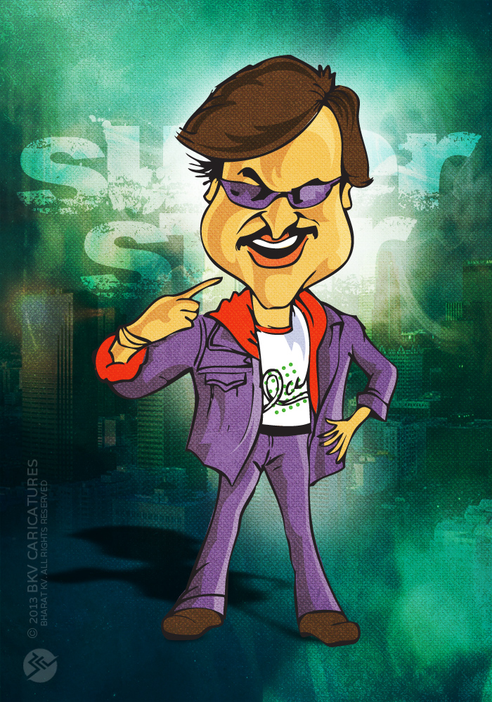Rajinikanth - Caricature Series by libran005 on DeviantArt Rajinikanth - Caricature Series by libran005 on DeviantArt