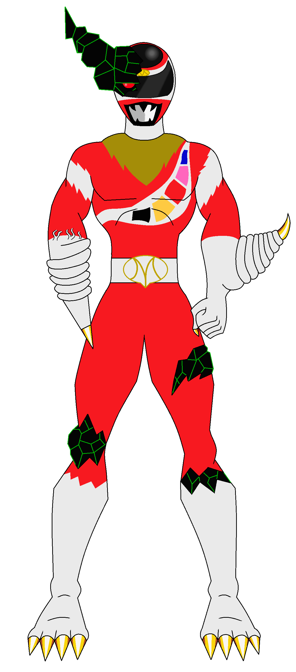 PR: Warped Red Space Ranger by TashaHemlock on DeviantArt