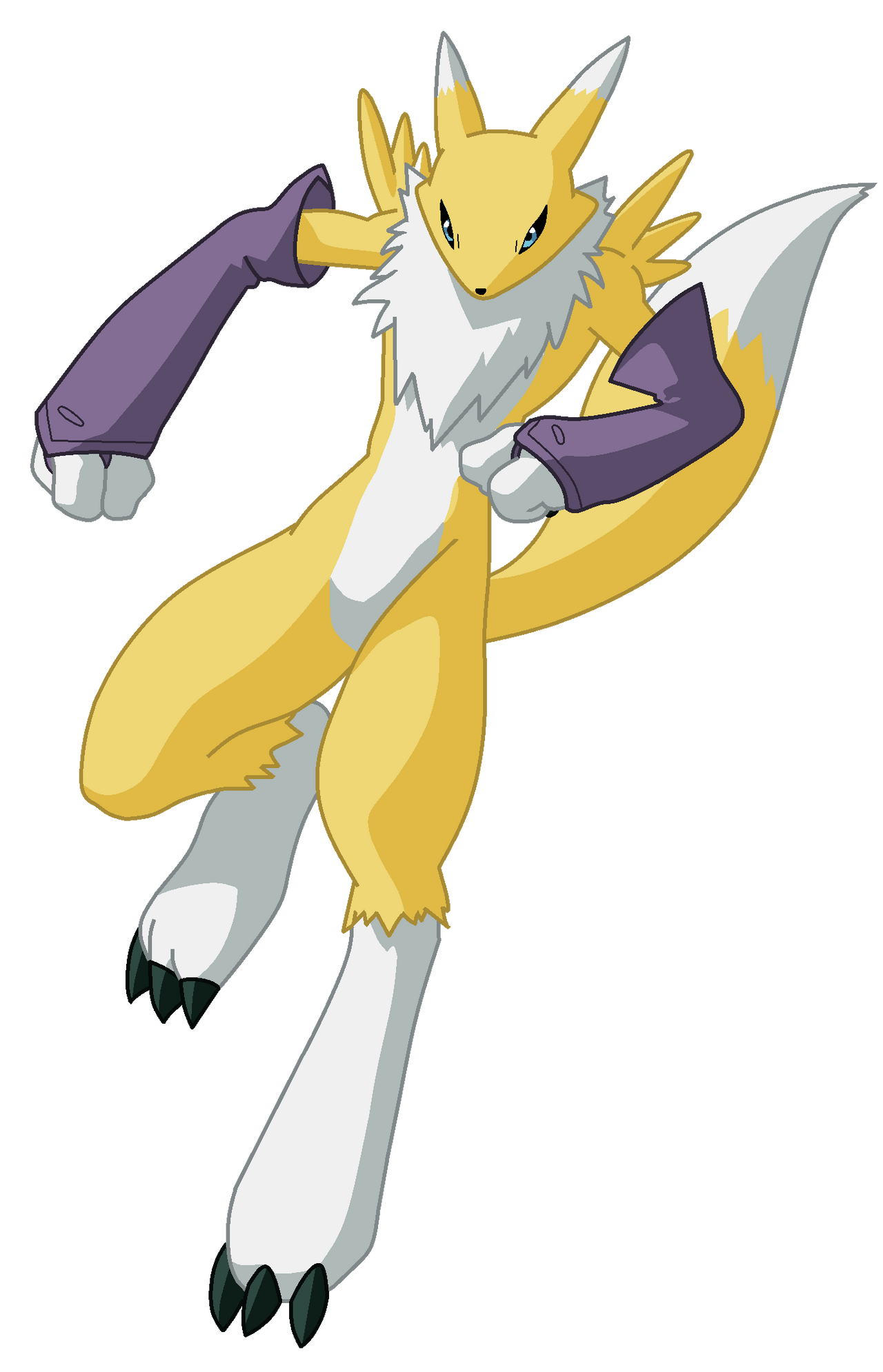 Digimon Base: Fox Attack by TashaHemlock on DeviantArt