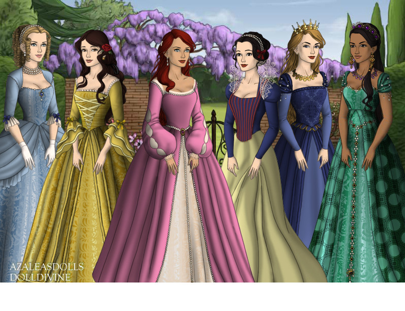 Disney Princesses, Tudor Style!