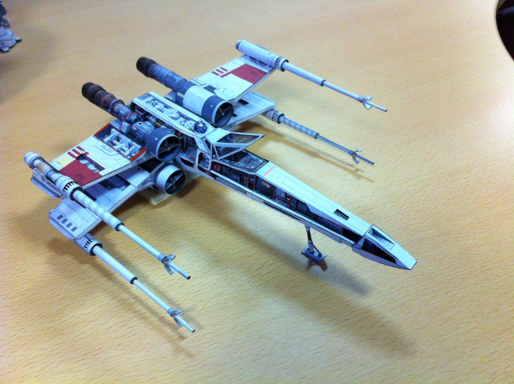 Papercraft X Wing Complete By Ohnhai On Deviantart