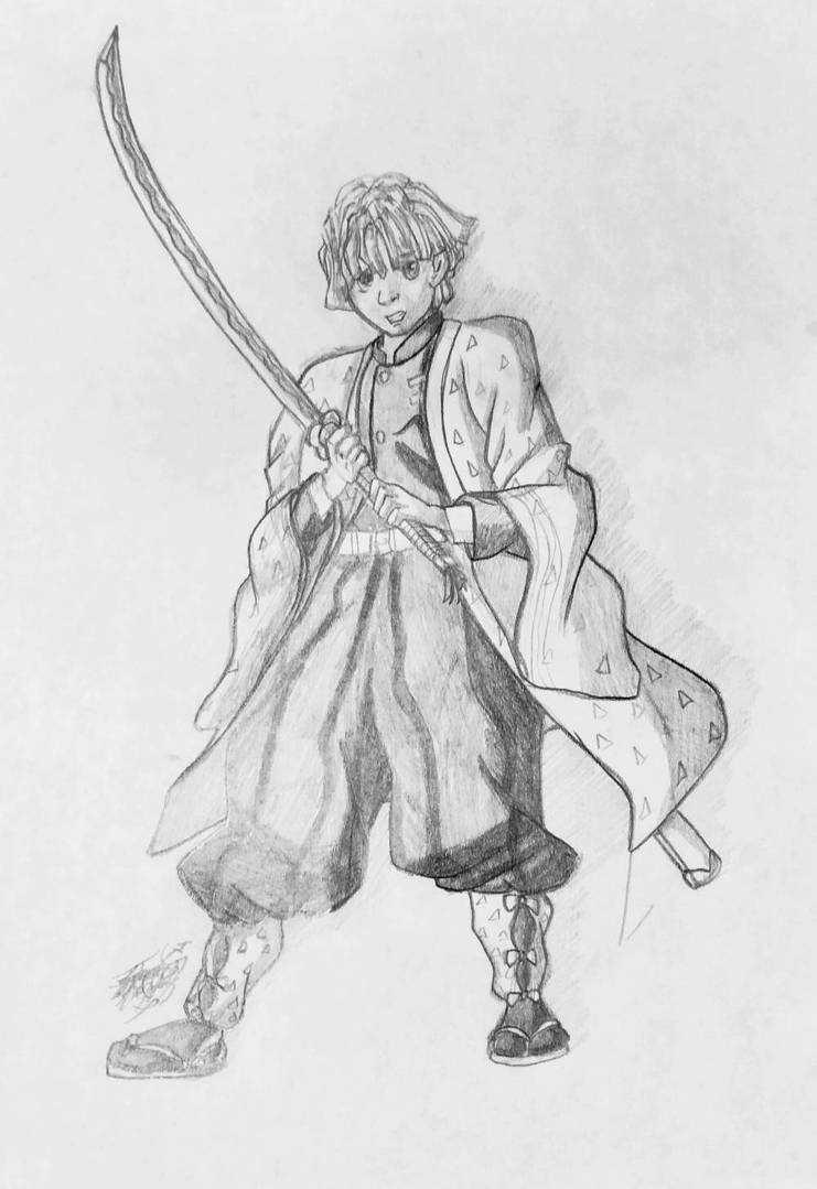 zenitsu by dagomarosart on deviantart