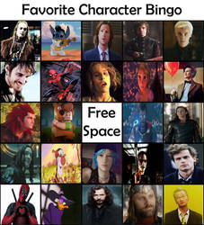 Favorite Character Bingo